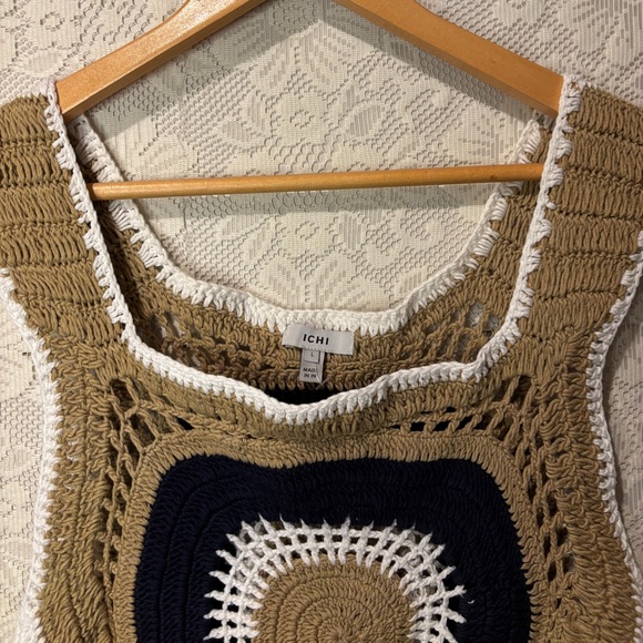 ICHI Knit Boho tank top - Picture 4 of 5